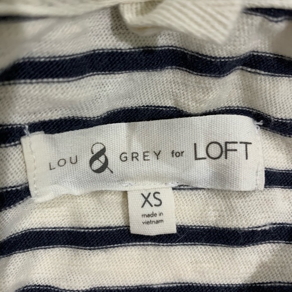 Lou & Grey Striped White Top - Picture 3 of 3